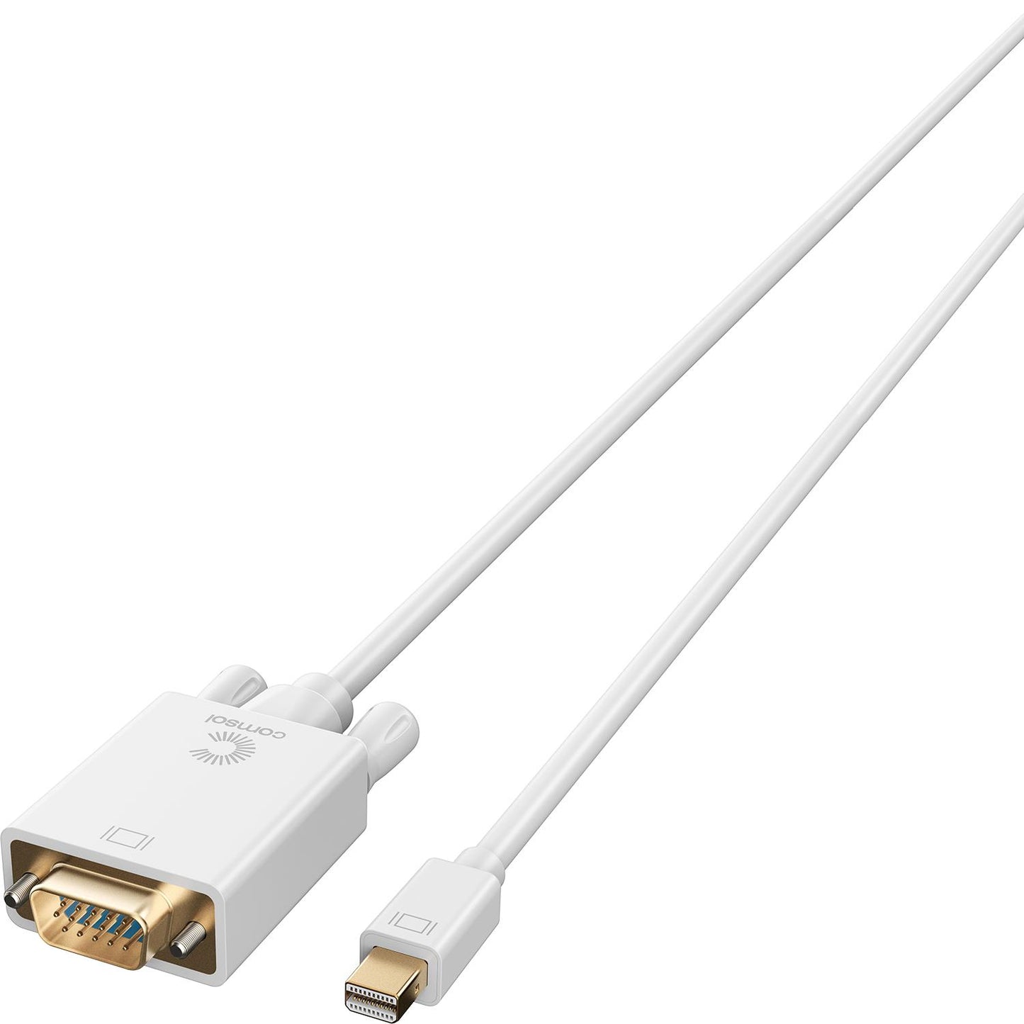 2m Mini DisplayPort Male to VGA Male Cable