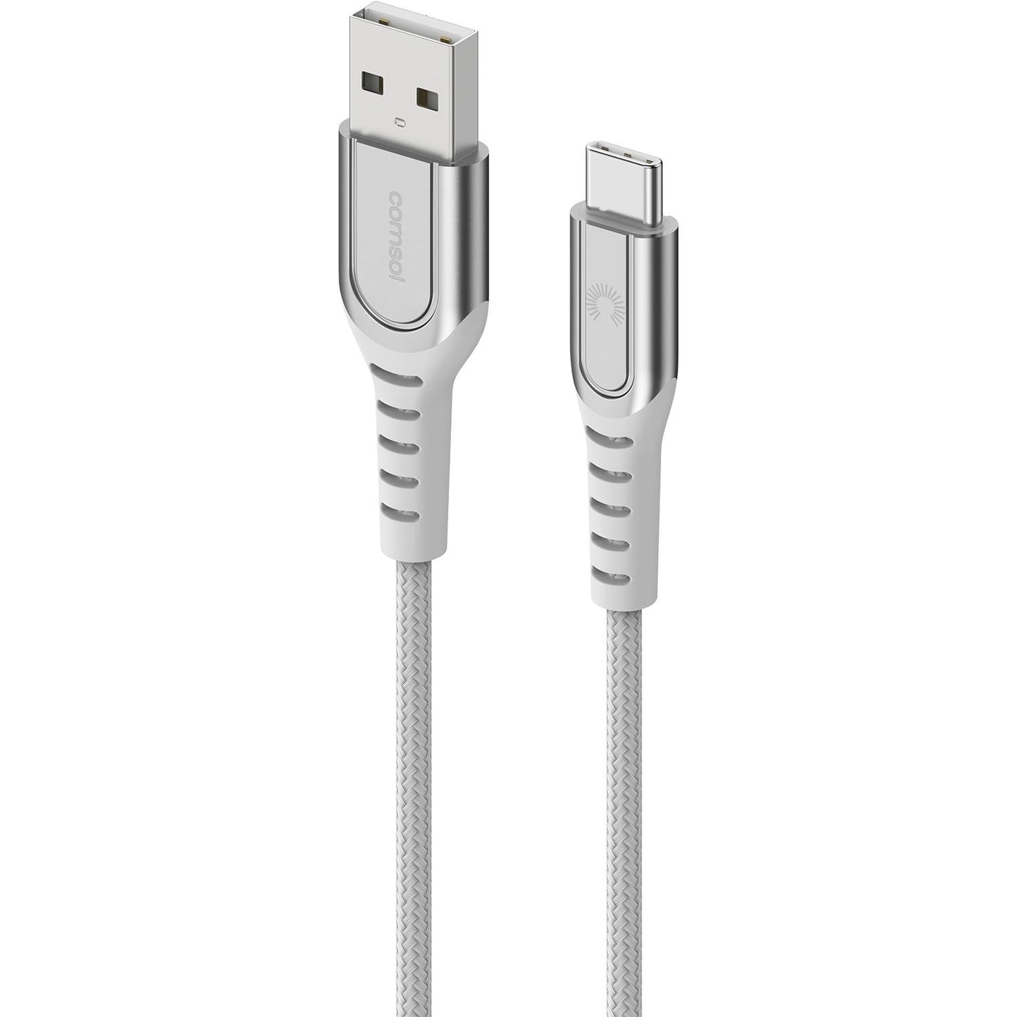 Comsol 1.2m USB-A to USB-C Zinc Alloy Cable