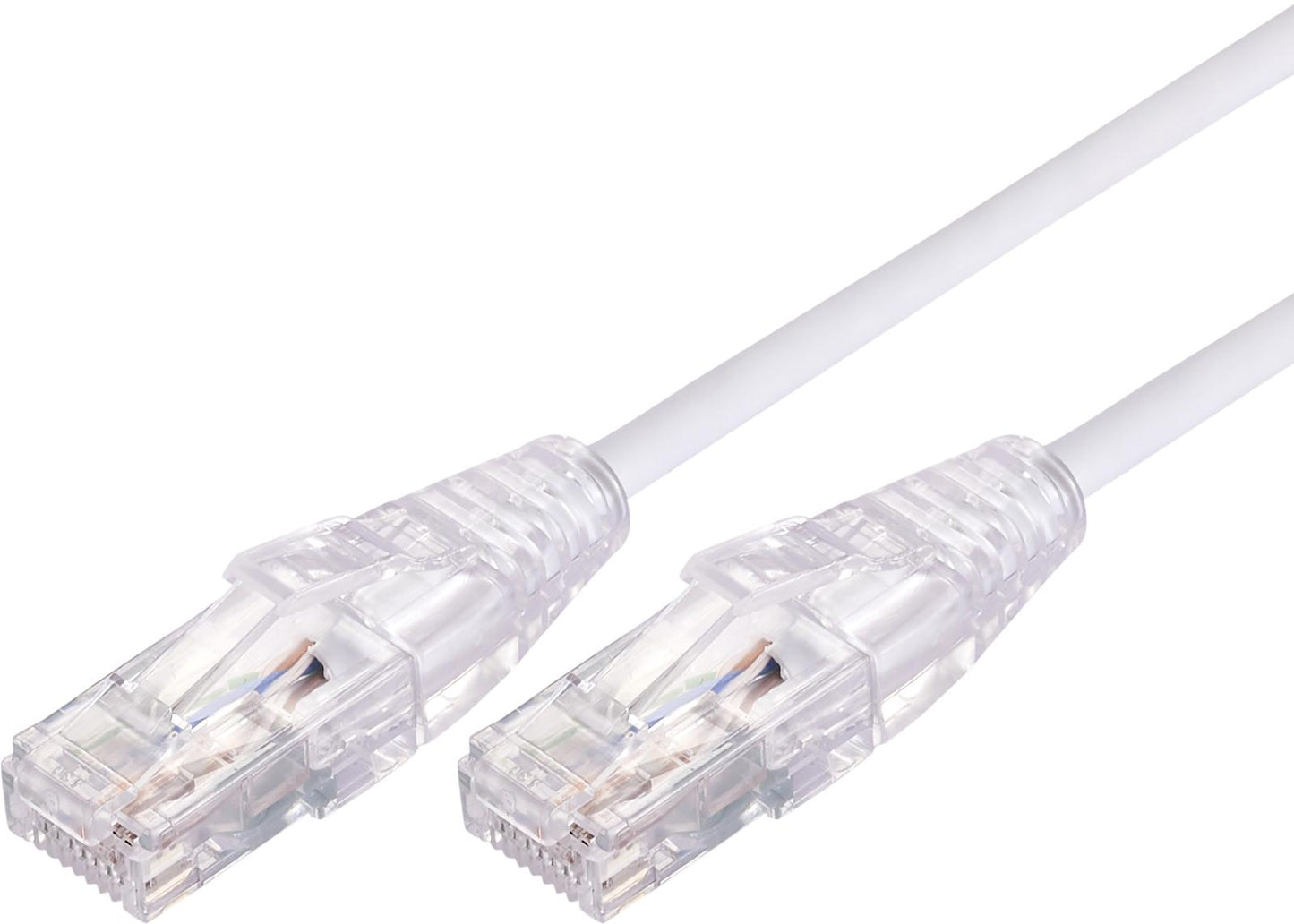 5m 10GbE Ultra Thin Cat 6A UTP Snagless Patch Cable LSZH (Low Smoke Zero Halogen) - White