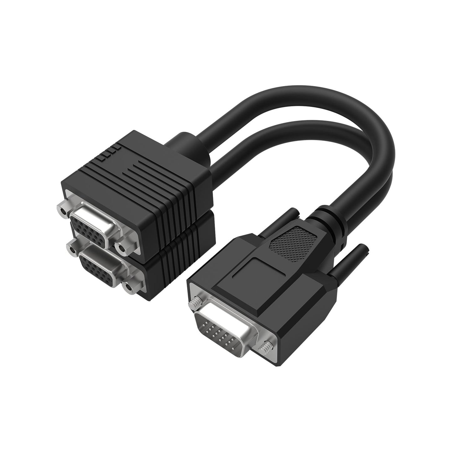 15cm VGA Splitter Cable HD15M-HD15F/HD15F
