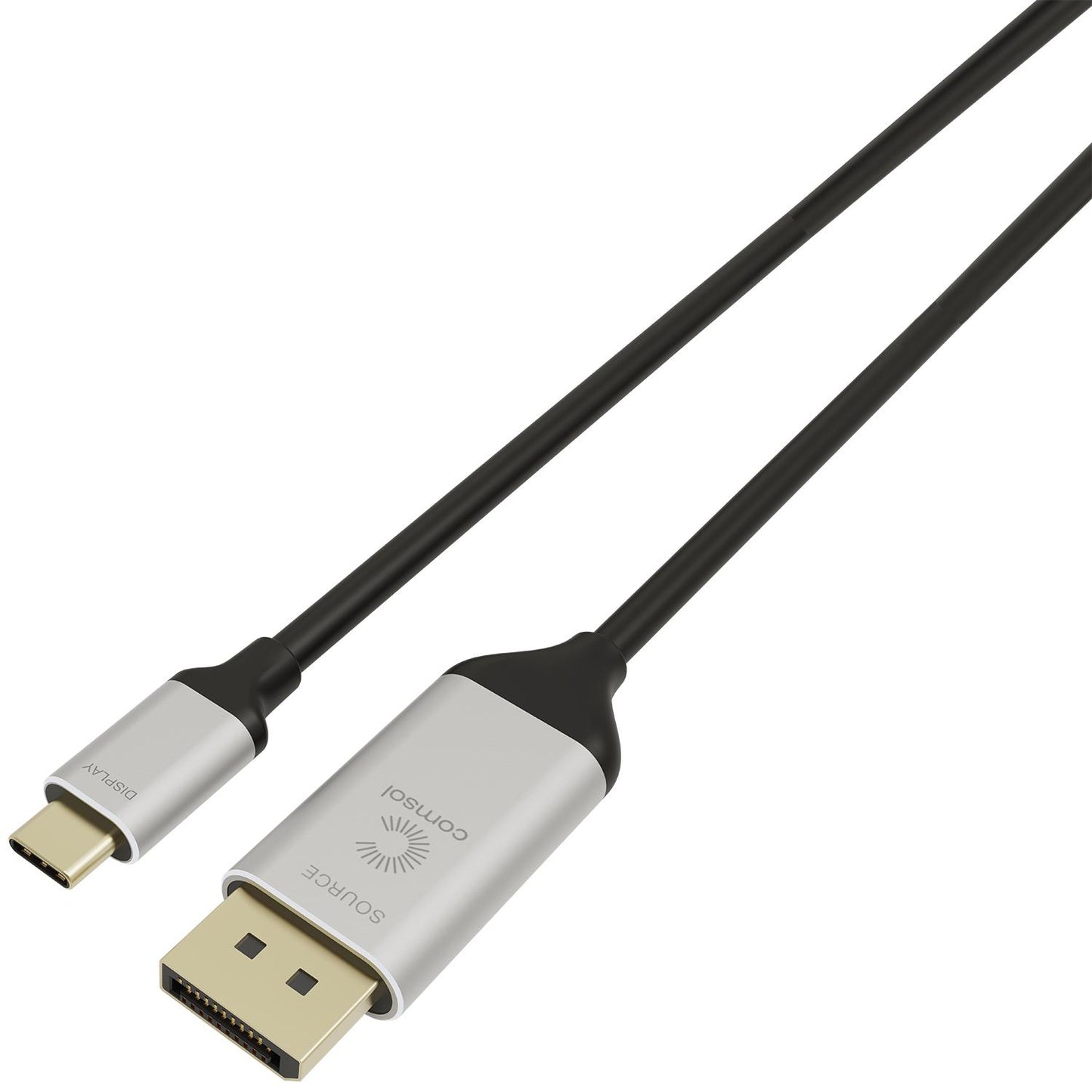 2m DisplayPort Male to USB-C Male Cable