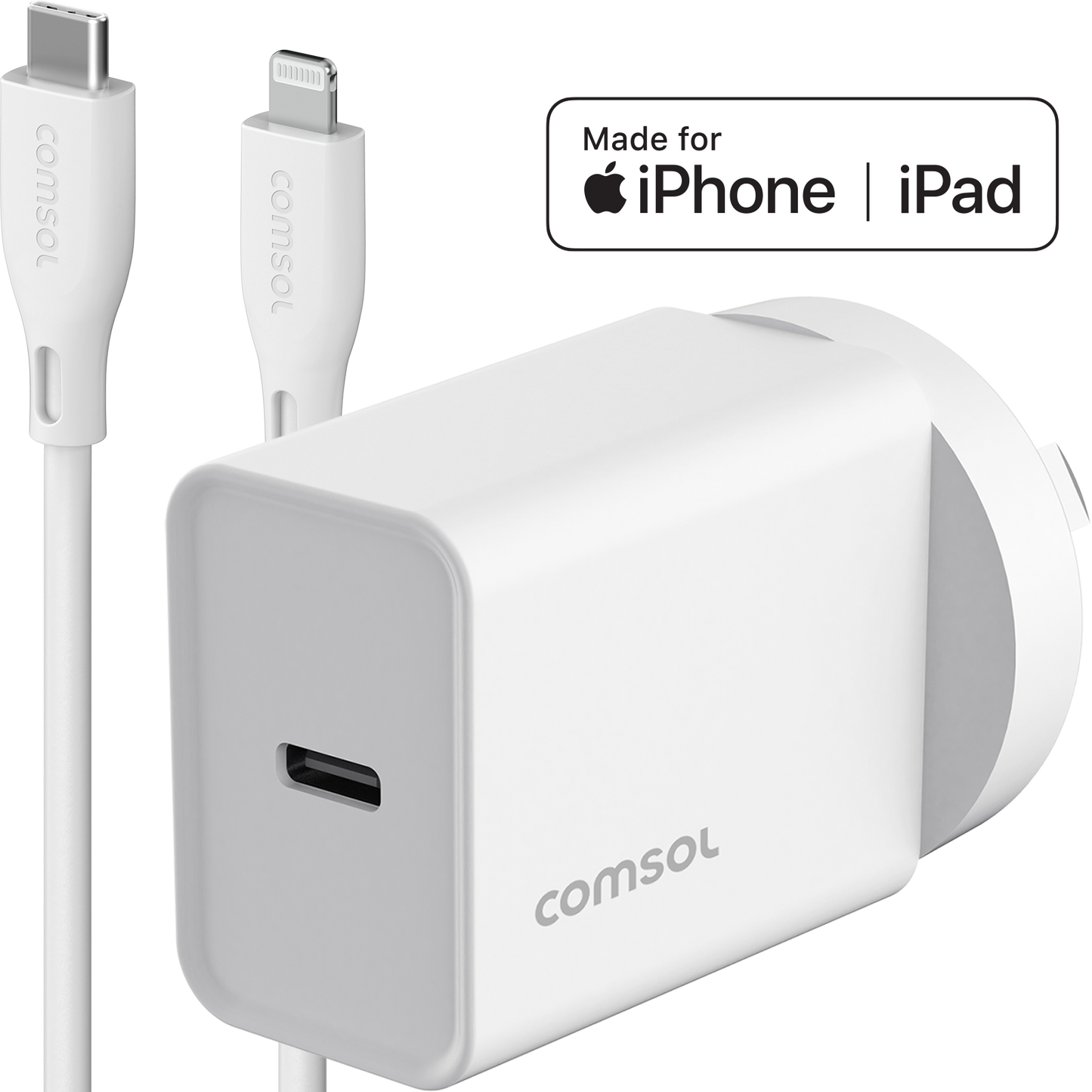 20W USB-C Wall Charger + 1.5m C to Lightning Cable