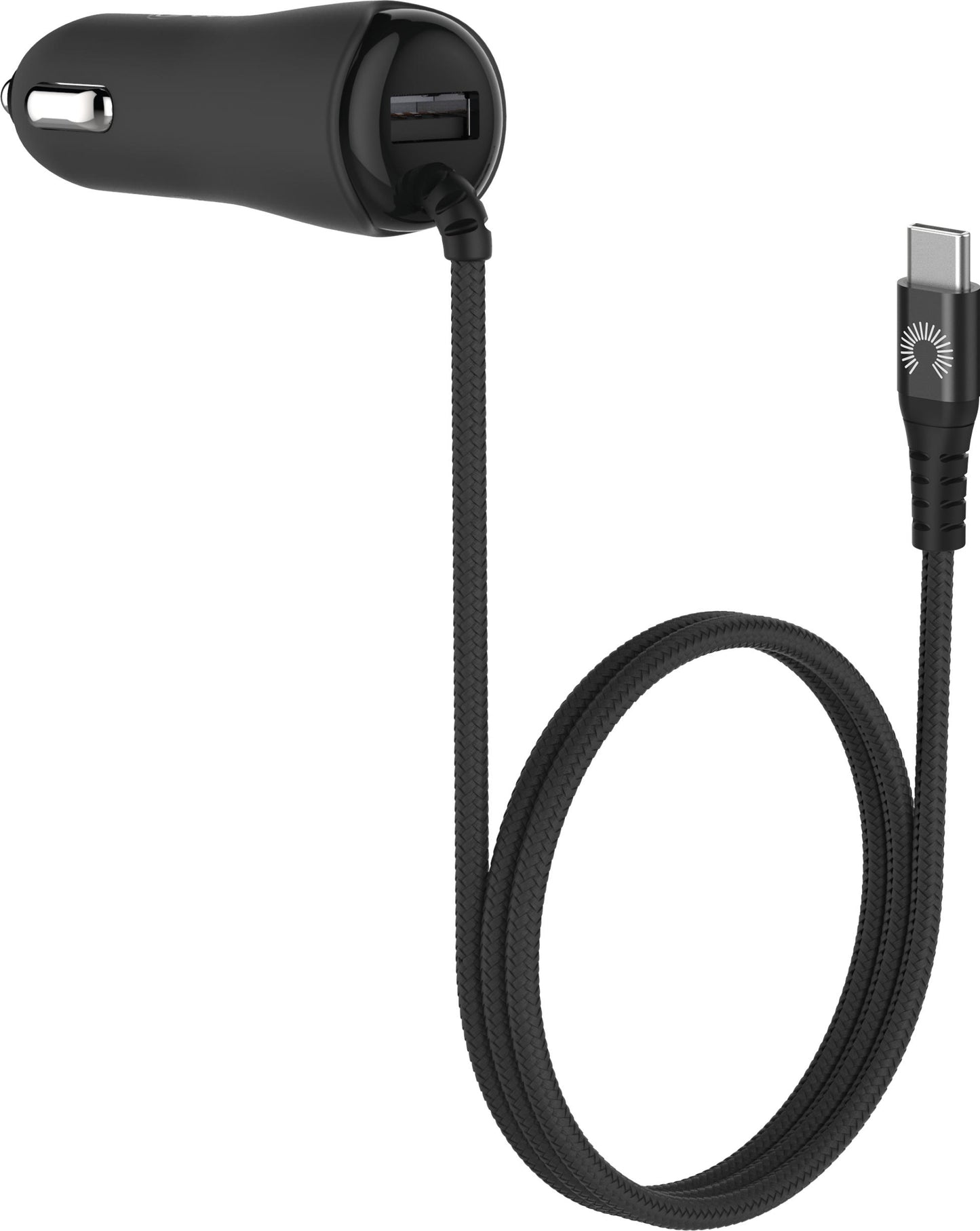 Comsol Dual Port Car Charger with USB-C Cable