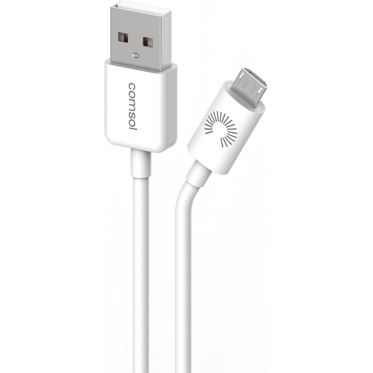 Comsol 1.2m Micro USB Charge & Sync Cable - White