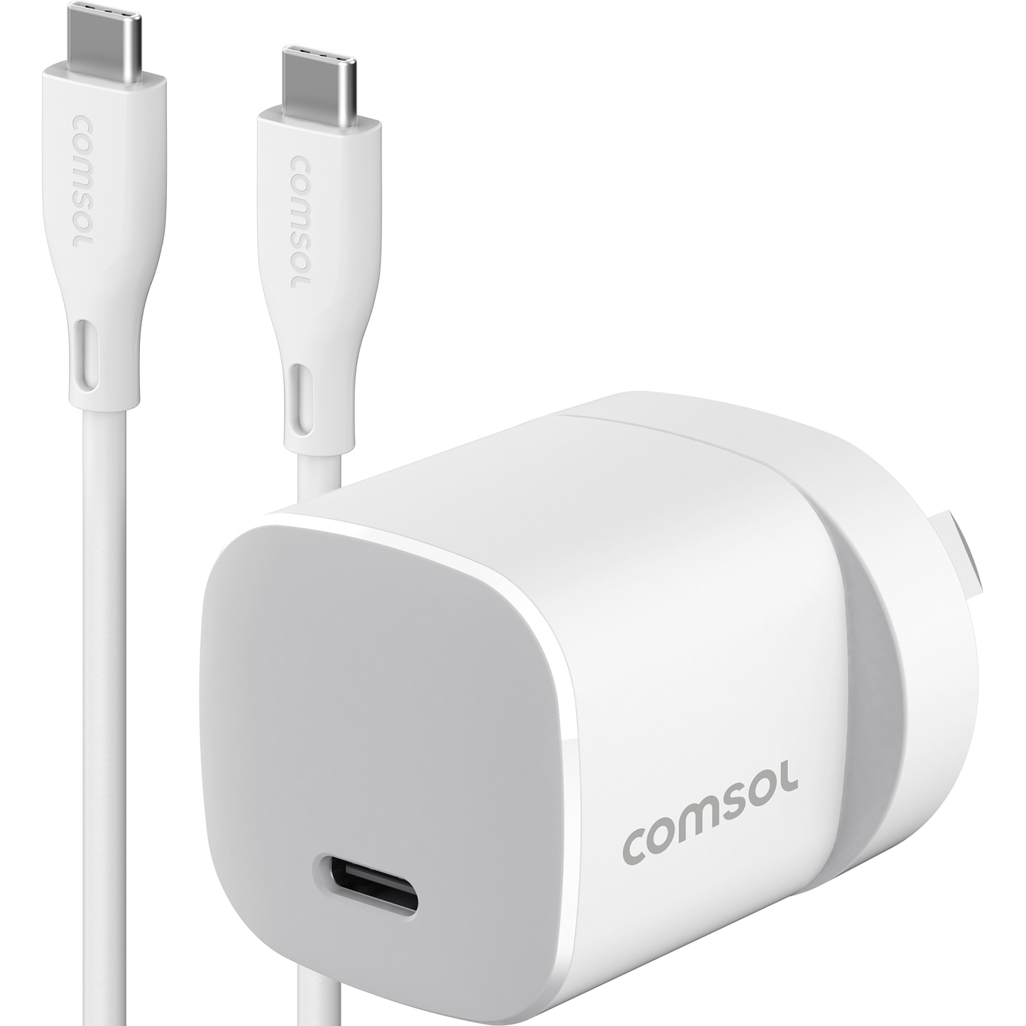 30W GaN USB-C Wall Charger + 1.5m C to C Cable