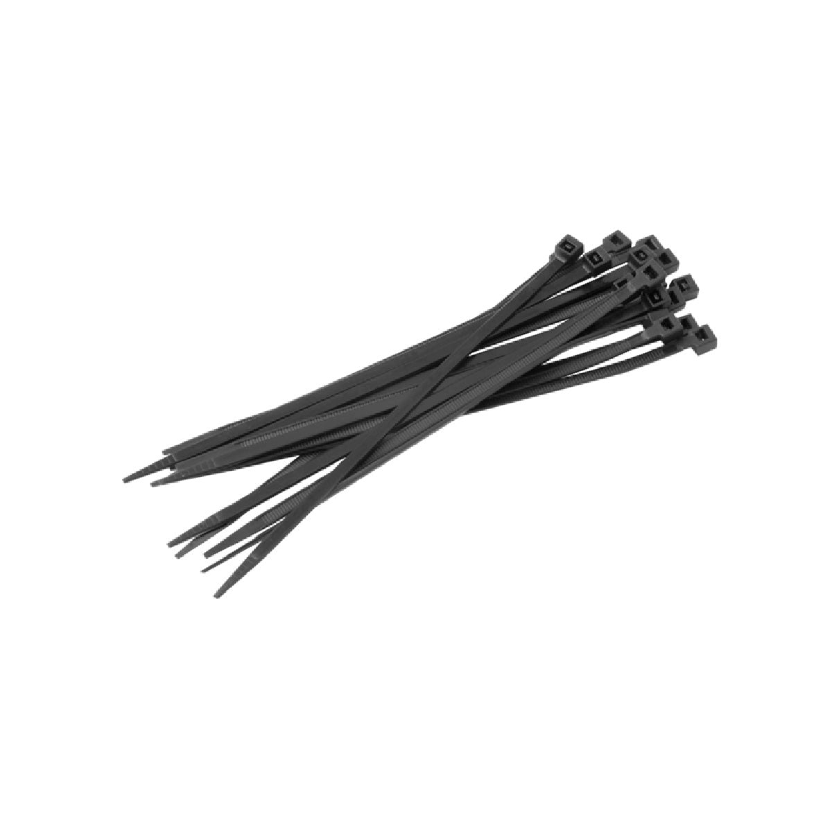 Cable Ties 200mm x 4.8mm Pack of 100 BLACK