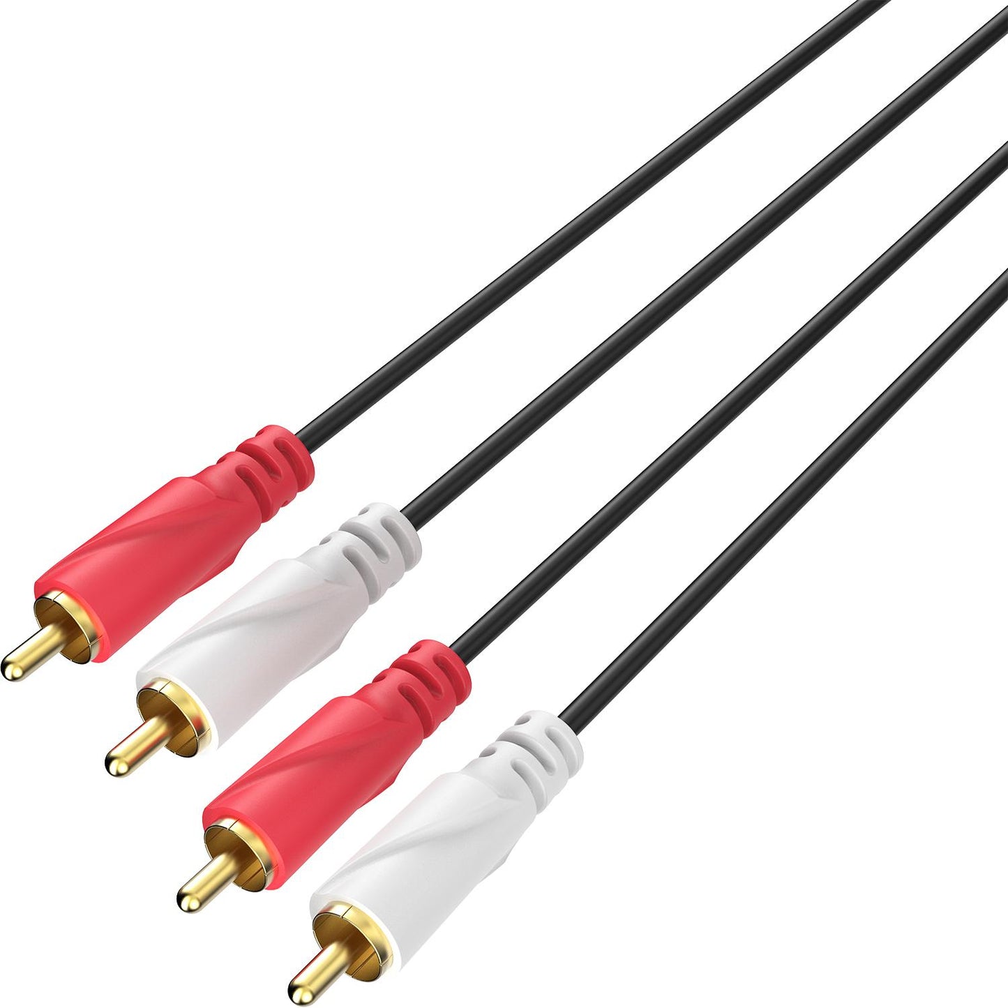 2mtr 2 x RCA Male to 2 x RCA Male Audio Cable