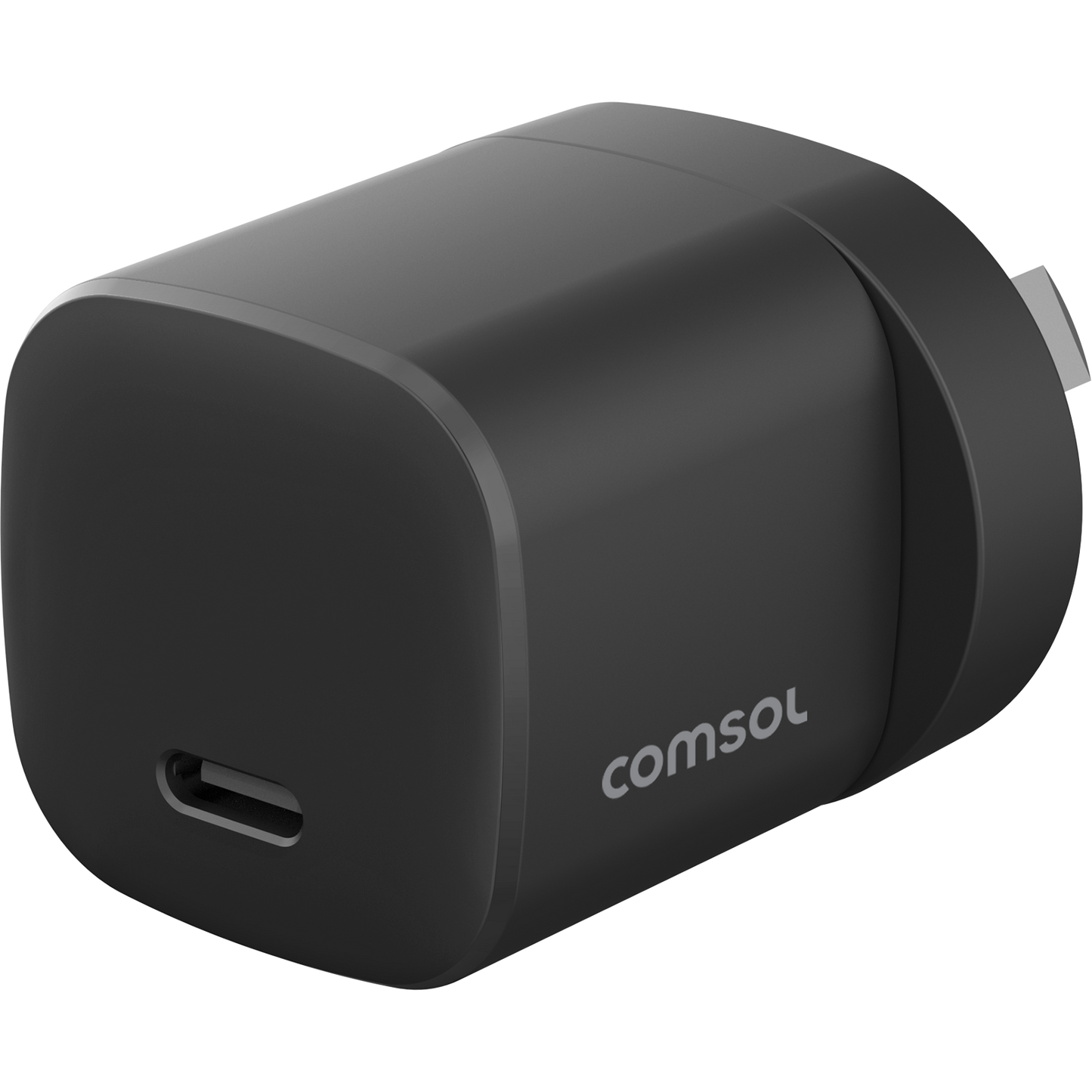 30W GaN USB-C Wall Charger Black