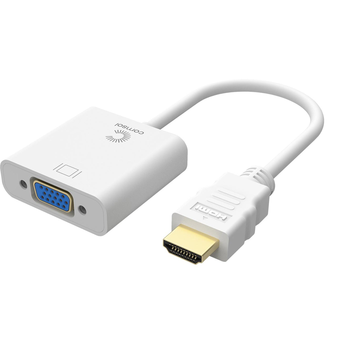 HDMI Male to VGA Female + Audio Adapter