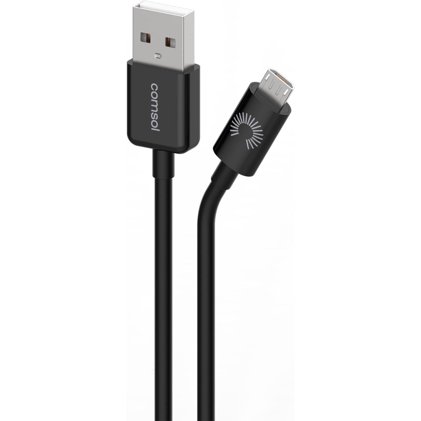 Comsol 2m Micro USB Charge & Sync Cable - Black