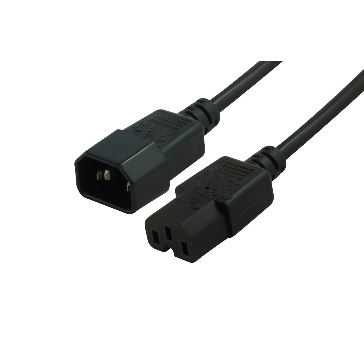 3mtr High Temperature Power Cable IEC-C14(M) - IEC-C15(F)