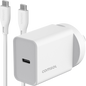 20W USB-C Wall Charger + 1.5m C to C Cable