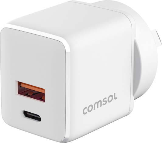 35W GaN Dual USB Wall Charger USB-C + USB-A