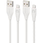Comsol Apple Lightning Cable Twin Pack 1m White