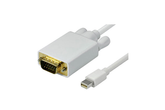 2mtr Mini DisplayPort Male to VGA Male Cable