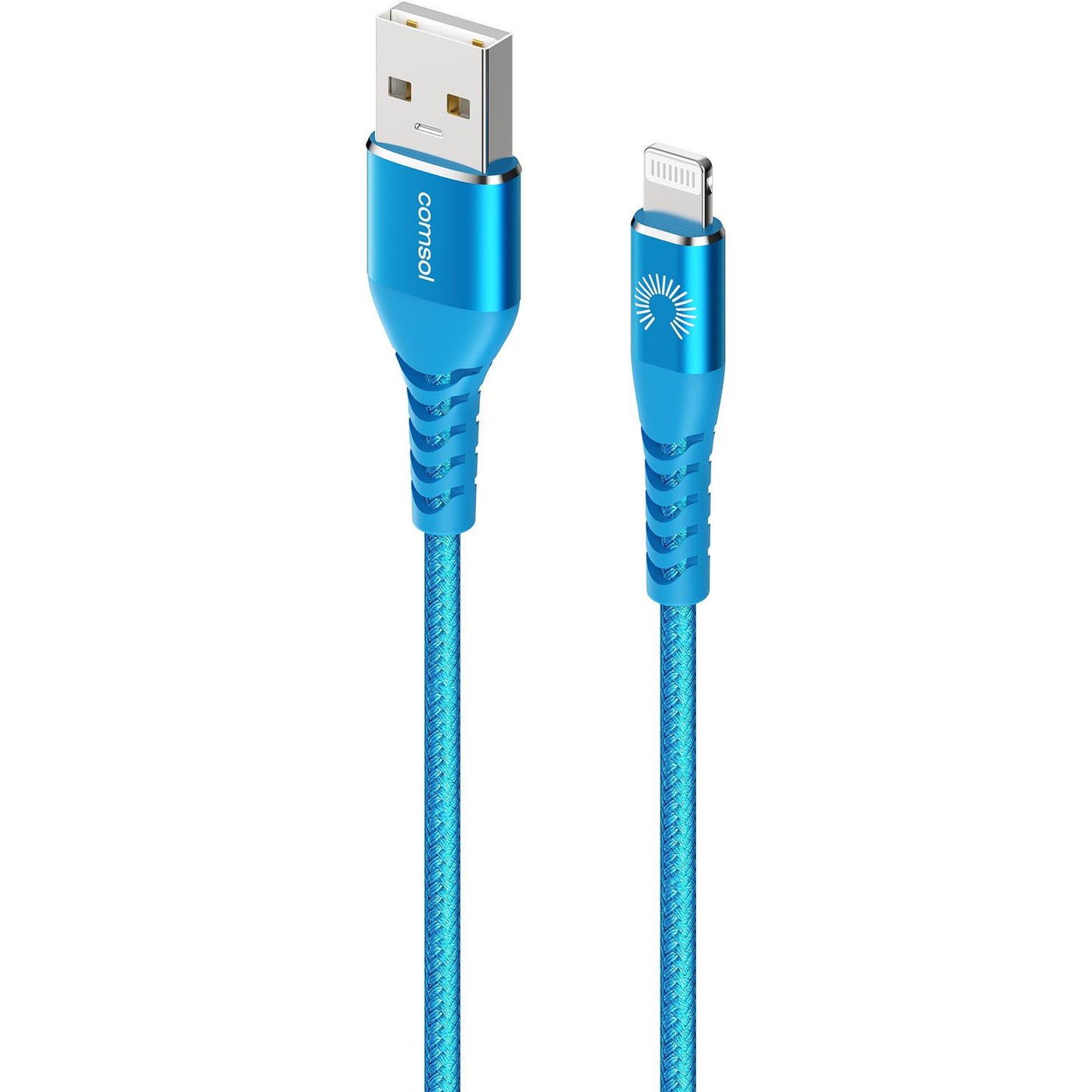 1.2m USB-A to Lightning MFi Cable Kevlar Blue