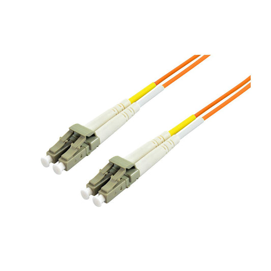 2mtr LC-LC Multi-Mode Duplex Fibre Patch Cable LSZH 62.5/125 OM1