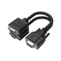 15cm VGA Splitter Cable HD15M-HD15F/HD15F