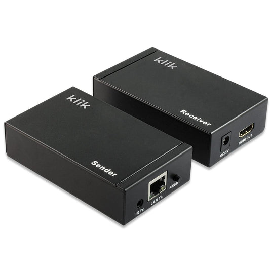 Klik HDMI Extender over Cat5 to 120m with IR