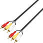 1mtr 3 x RCA Male to 3 x RCA Male Composite Cable