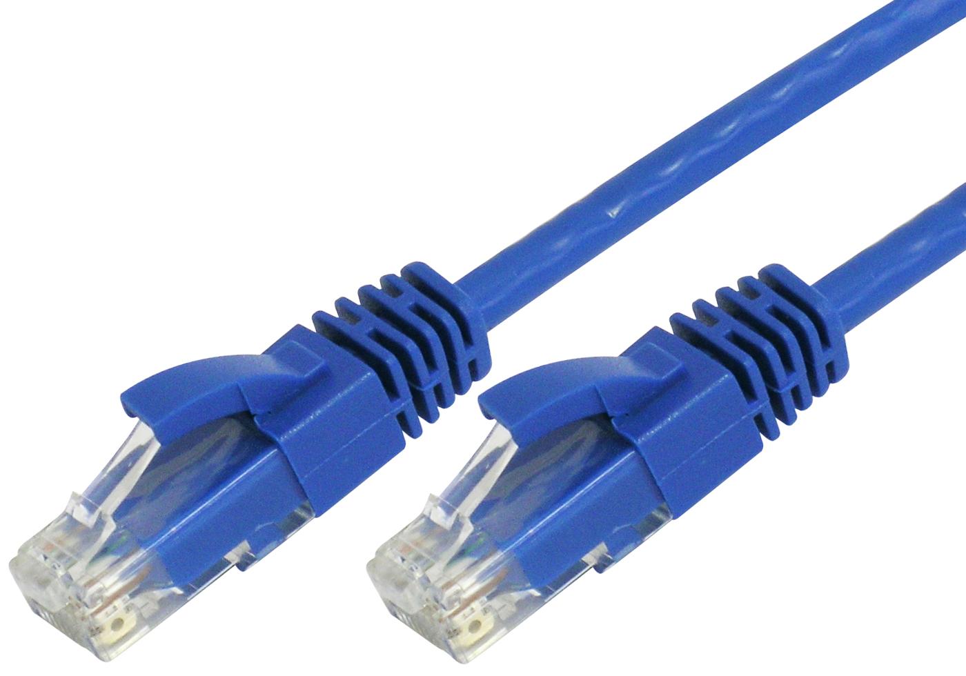 2.5mtr 10GbE Cat 6A UTP Snagless Patch Cable LSZH (Low Smoke Zero Halogen) - Blue