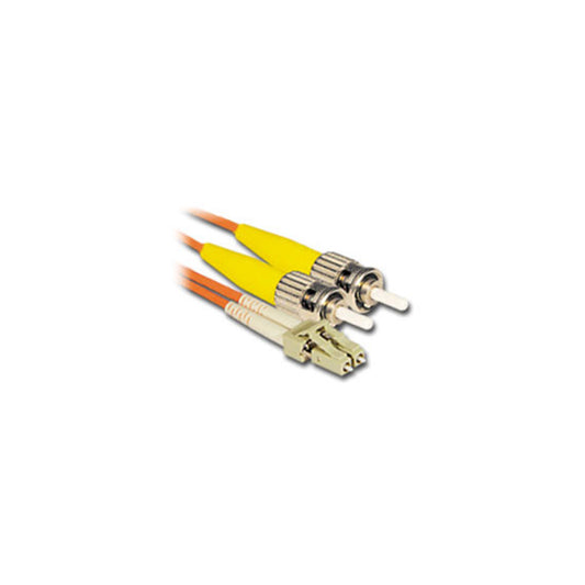 1mtr LC-ST Multi-Mode Duplex Fibre Patch Cable LSZH 62.5/125 OM1