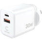 Comsol 30W USB-A + C GaN Wall Charger
