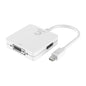 20cm Mini DisplayPort to HDMI/DVI/DisplayPort Adapter