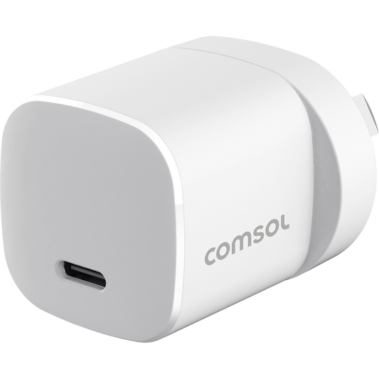 30W GaN USB-C Wall Charger White