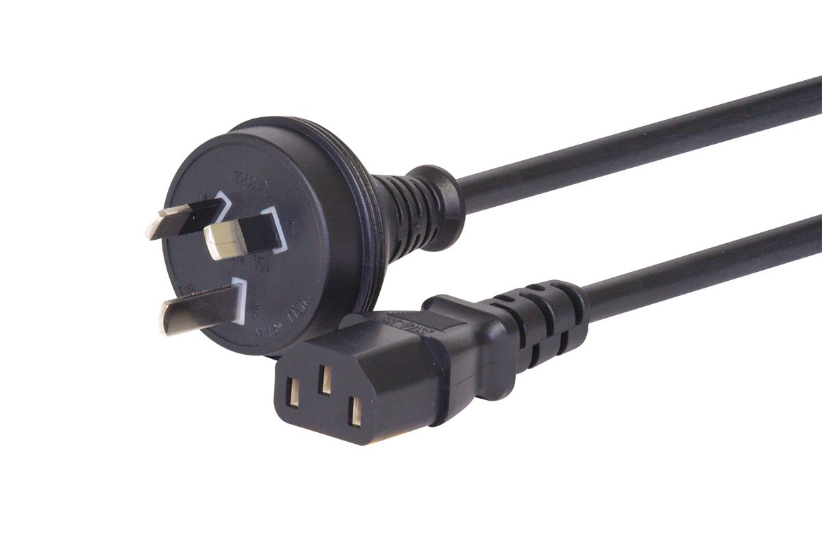 3mtr Mains Outlet Power Cable 3PIN AUS(M) - IEC-C13(F)