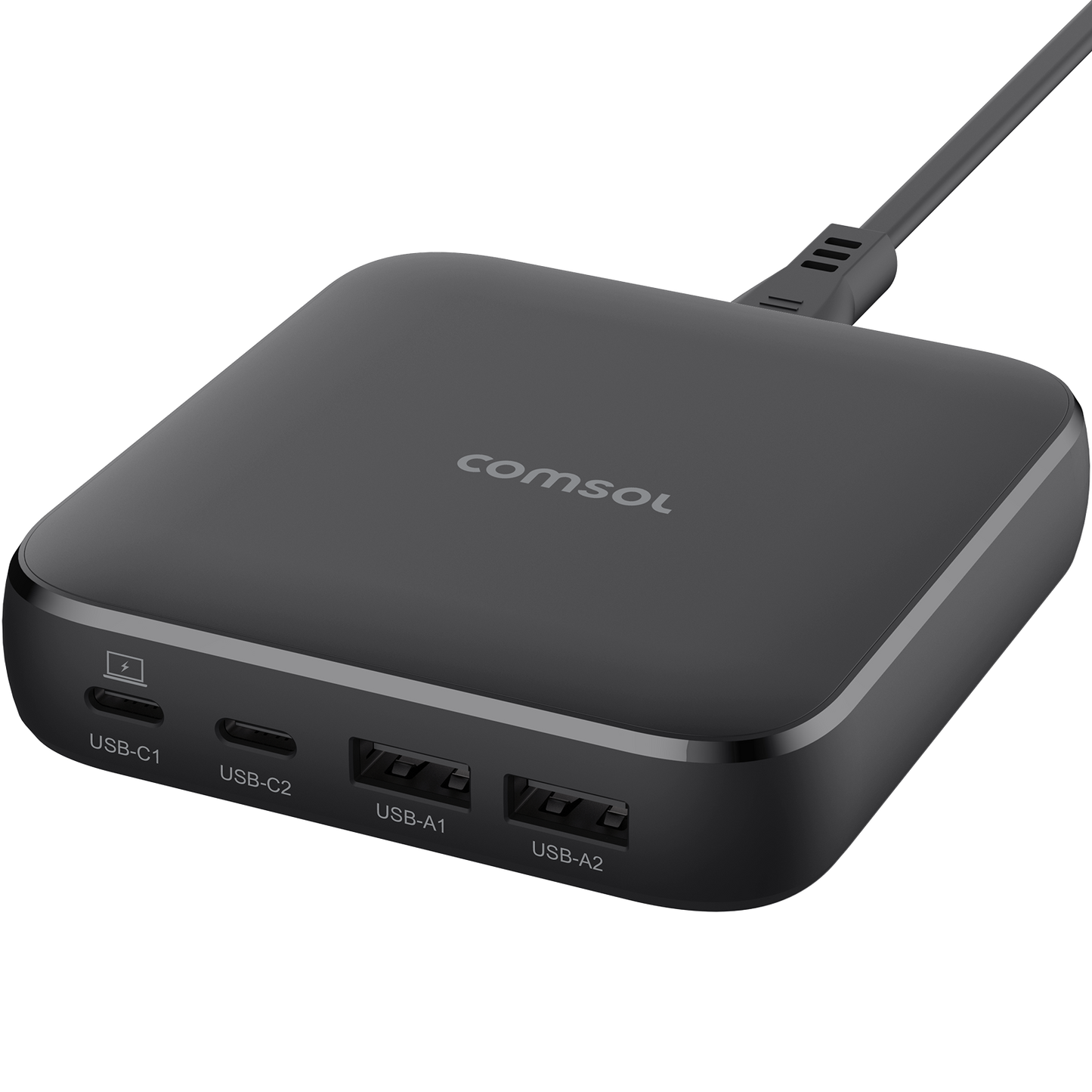 65W GaN 4 Port USB Desktop Charger 2xUSB-C+2xUSB-A