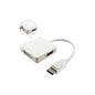 20cm DisplayPort Male to VGA / DVI / HDMI Adapter