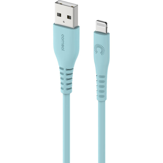 1.2m Super Soft USB-A to Lightning Cable Green