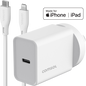 20W USB-C Wall Charger + 1.5m C to Lightning Cable