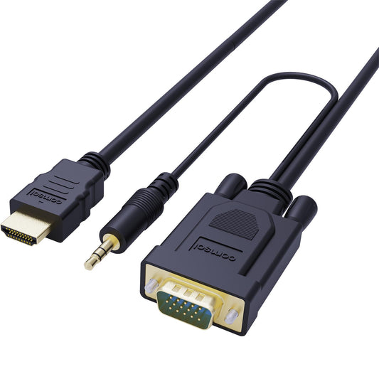 2m HDMI to VGA & Audio Cable