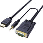 2m HDMI to VGA & Audio Cable