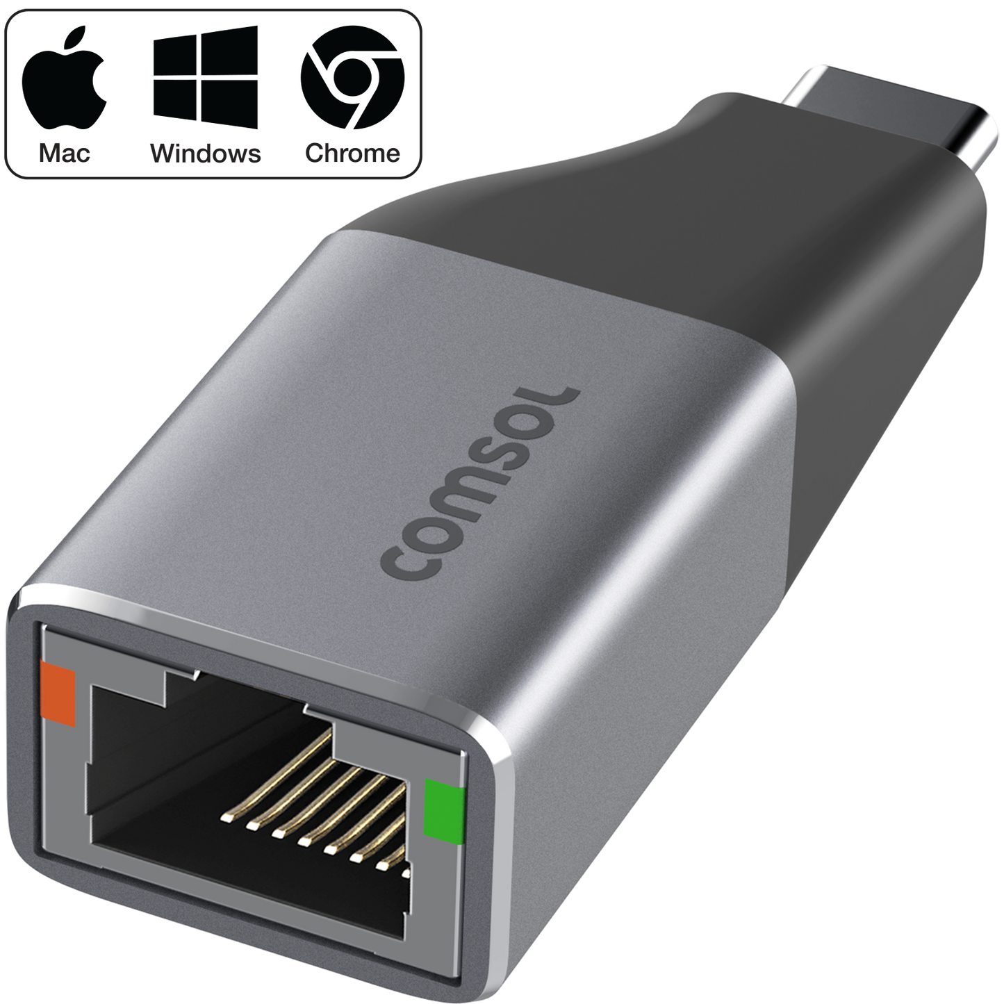 USB-C to Gigabit Ethernet Mini Adapter