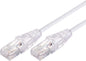 3m 10GbE Ultra Thin Cat 6A UTP Snagless Patch Cable LSZH (Low Smoke Zero Halogen) - White