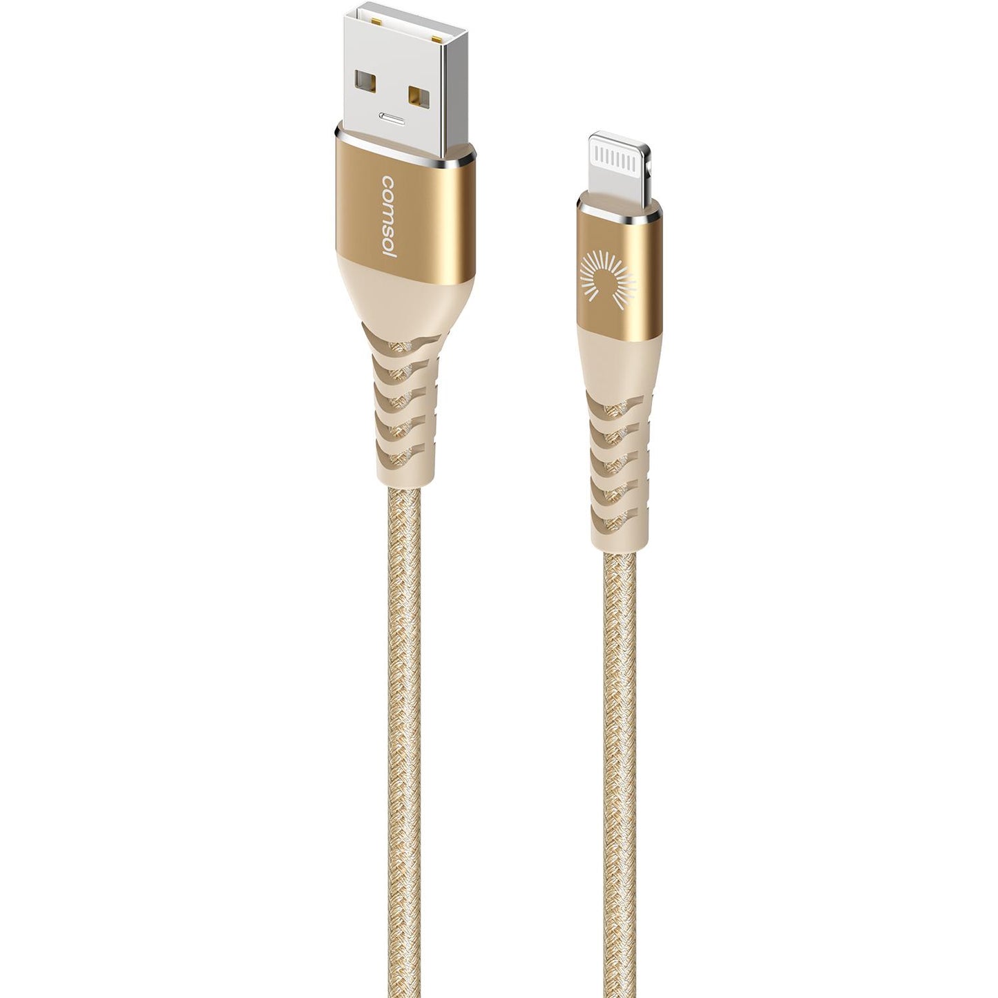 1.2m USB-A to Lightning MFi Cable Kevlar Gold