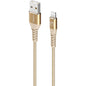1.2m USB-A to Lightning MFi Cable Kevlar Gold
