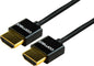 50cm Super Slim High Speed HDMI Cable with Ethernet - Male to Male