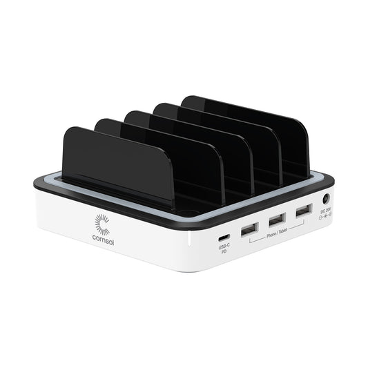 Comsol 4 Port 48W Desktop USB Charging Station