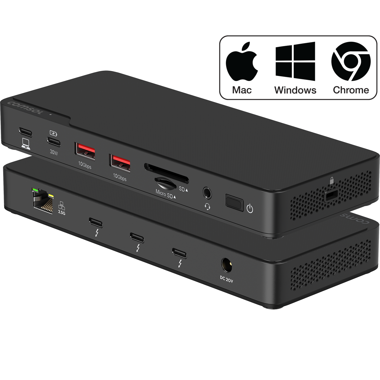 Thunderbolt 4 Docking Station Dual 4K 150W AC Adapter