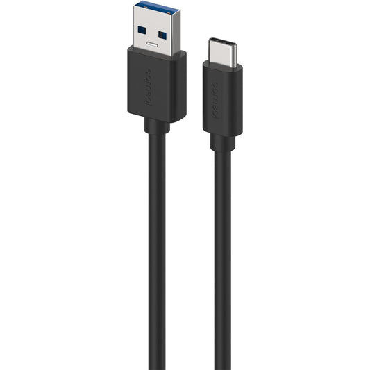 Comsol USB-A to USB-C Cable 1.2m Black