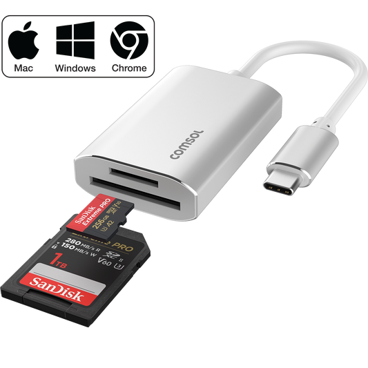 USB-C to SD/micro SD Reader SD4.0 312MB/s