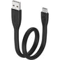 Comsol USB-A to USB-C Cable Silicone 25cm Black