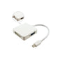20cm Mini DisplayPort Male to VGA / DVI / HDMI Adapter