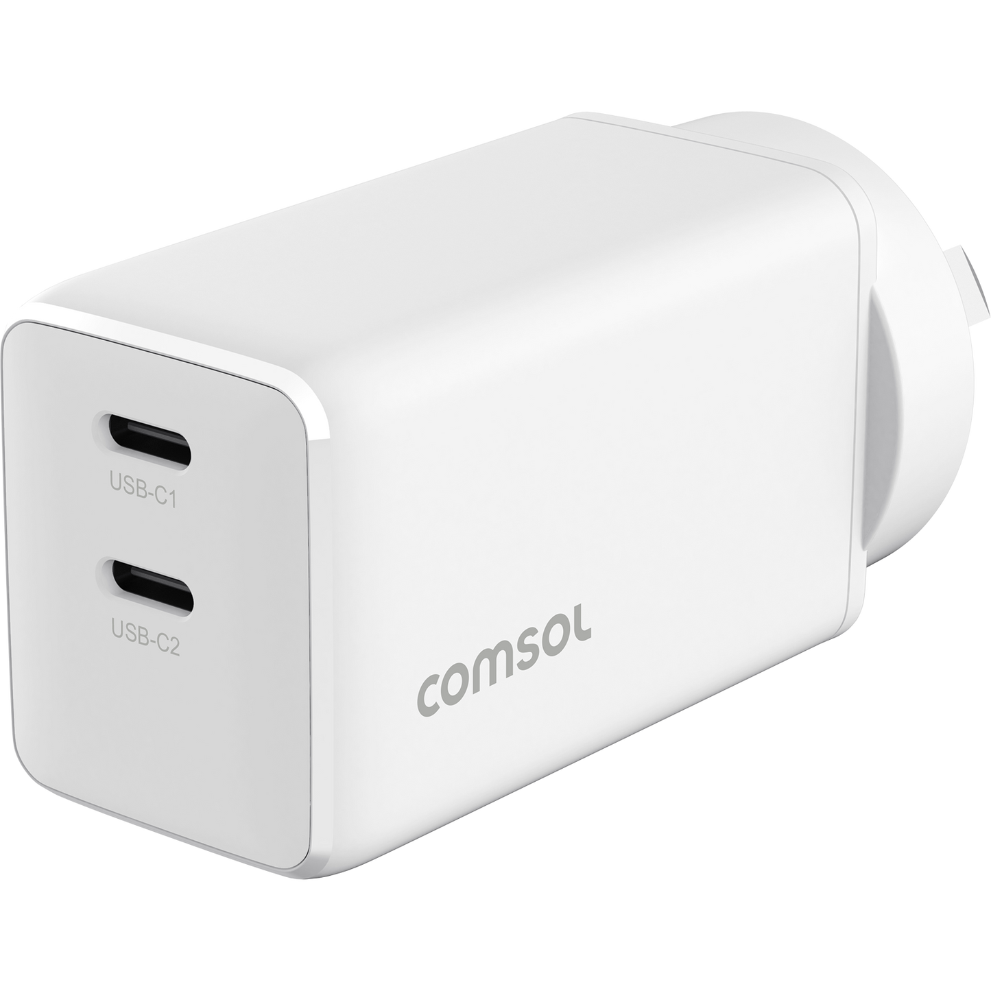 60W GaN Dual USB-C Wall Charger