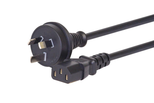1mtr Mains Outlet Power Cable 3PIN AUS(M) - IEC-C13(F)