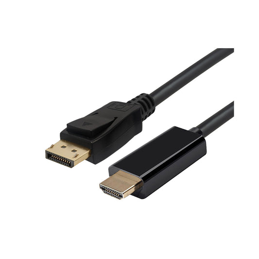 1mtr DisplayPort Male to HDMI Male Cable